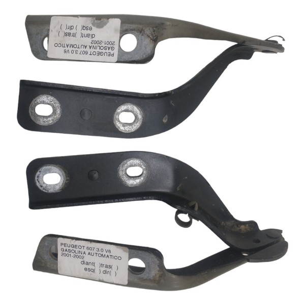 Par Dobradiça Capo Peugeot 607 2002 2003 2004 2005 2006